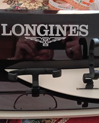 Espositore Longines in legno per 4 orologi, nuovo
