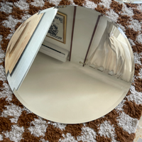 Specchio tondo frameless Ikea, 55cm, con ganci