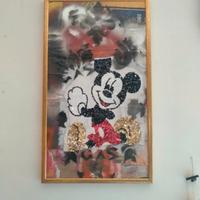 Quadro Topolino Walt Disney Caminiti opera d'arte 