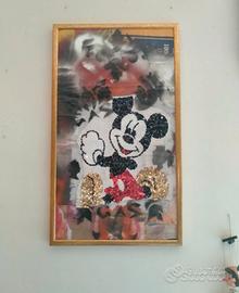 Quadro Topolino Walt Disney Caminiti opera d'arte 