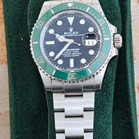 ROLEX SUBMARINER GHIERA VERDE 126610LV  GARANZIA