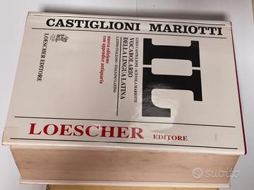 Vocabolario latino Castiglioni Mariotti con custod