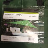 tenda ombreggiante  ,triangolare 3x3x3 metri 