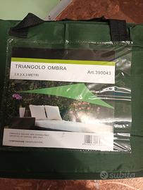 tenda ombreggiante  ,triangolare 3x3x3 metri 