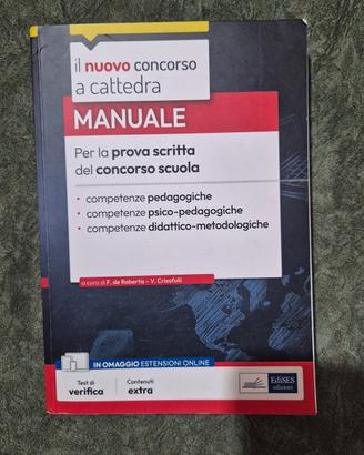 Manuale prova scritta concorso scuola