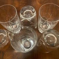 Sei bicchieri tumbler  cristallo Livellara