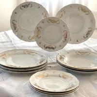 Set 12 Piatti Zeh Scherzer Bavaria - Vintage '60