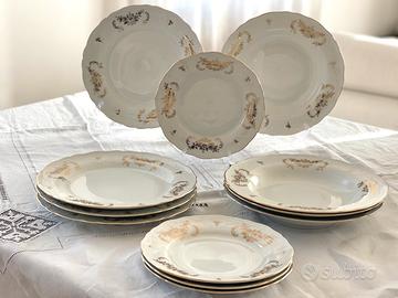 Set 12 Piatti Zeh Scherzer Bavaria - Vintage '60