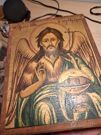 Icona bizantina San Giovanni Battista