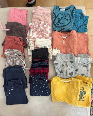 Lotto invernale bambina 18/24 mesi - 86/92 cm