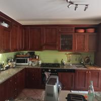 cucina in legno noce