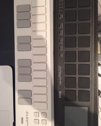 Korg nanokey2 + Korg nanopad2 tastiera midi