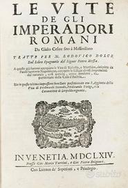 Antichissimo volume sugl iperatori romani pergamen
