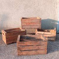 Cassette di legno vintage 
