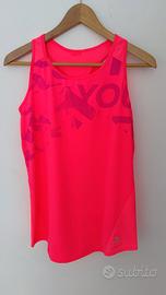 Canotta top sportivo donna Decathlon S-M 