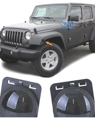 FRECCIE LATERALI JEEP WRANGLER JK 07-17 LED NERO