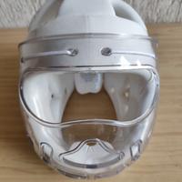 Casco per arti marziali karate NUOVO MAI USATO