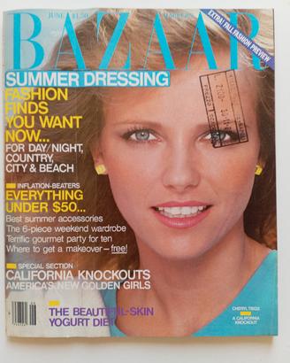 Rivista vintage Harper's Bazaar USA  1980