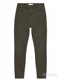 Pantaloni Skinny Marroni