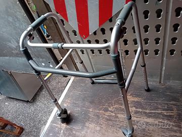 deambulatore o carrello anziana 