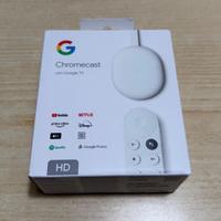 Chromecast con Google TV HD Bianco Nuovo Originale