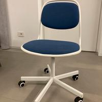 Sedia con ruote ikea