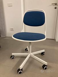 Sedia con ruote ikea