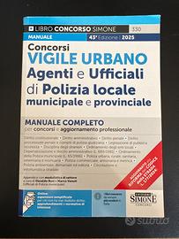 Libro Concorso Vigile Urbano 2025