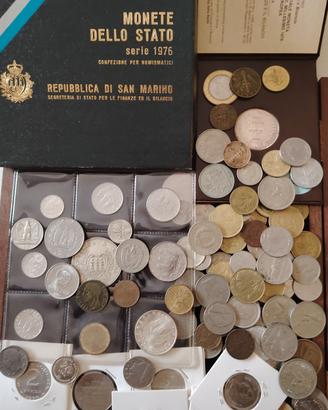 Lotto Monete FDC con argenti