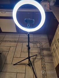 Staffa Triangolare, Luce ad Anello LED per selfie