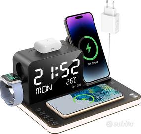 Caricatore induzione wireless con luce Bluetooth 3