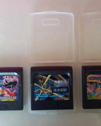 GAME GEAR, GIOCHI: NINJA GAIDEN, SONIC, ARIEL.