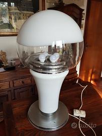 LAMPADA DA TERRA SPACE-AGE DI DESIGN CON DIFETTO