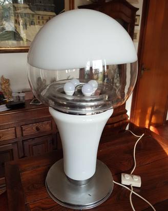 LAMPADA DA TERRA SPACE-AGE DI DESIGN CON DIFETTO