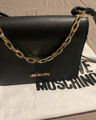 Borsa Moschino nera con tracolla