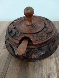 Zuccheriera in legno