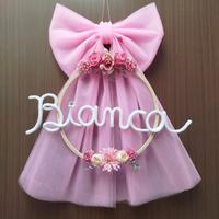 fiocco nascita in tulle 