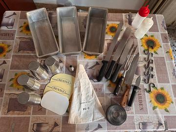 attrezzature e utensili da pasticceria e cucina