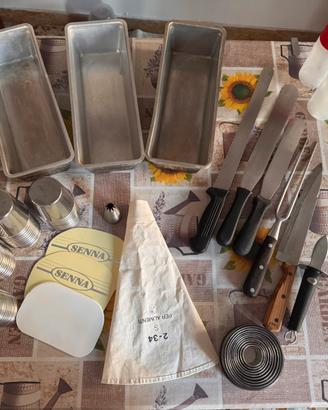 attrezzature e utensili da pasticceria e cucina