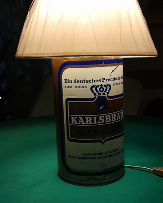 Lampada barile birra Karlsbrau