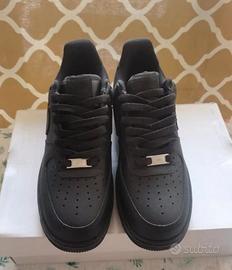 Nike Air Force 1 36 Nere Donna Sneakers Nuove