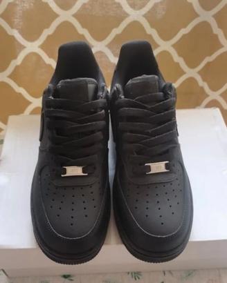 Nike Air Force 1 36 Nere Donna Sneakers Nuove