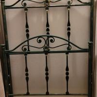 Letto singolo in ferro battuto 