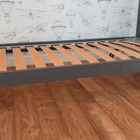 Letto Lema modello Tazebao singolo con materasso