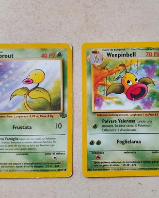 Bellsprout 49/64 e Weepinbell 48/64
Jungle Pokemon