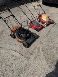 Rasaerba a scoppio ed elettrica