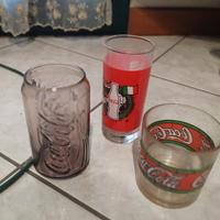 bicchieri coca cola vintage 