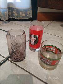 bicchieri coca cola vintage 