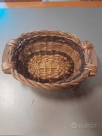 Cesto/portafrutta in vimini