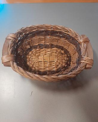 Cesto/portafrutta in vimini